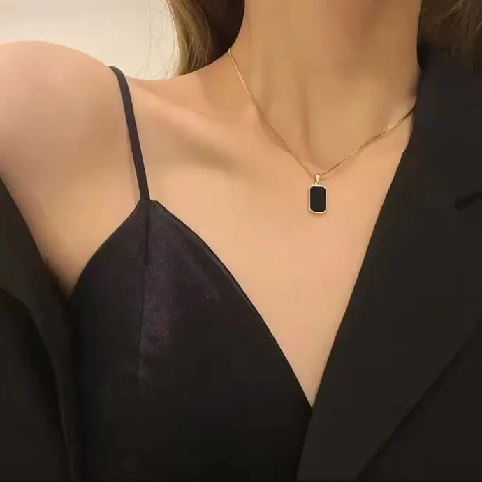 gold plated anti tarnish necklace