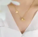 Anti Tarnish Gold Plated Butterfly Pendant