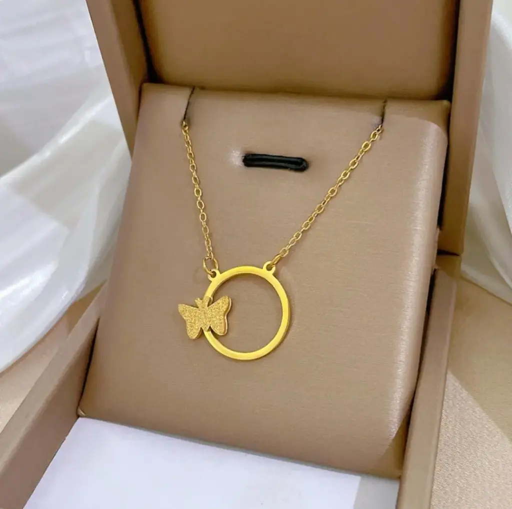 Anti Tarnish Gold Plated Neckless