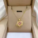 Anti Tarnish Heart Shape Gold Plated Pendant