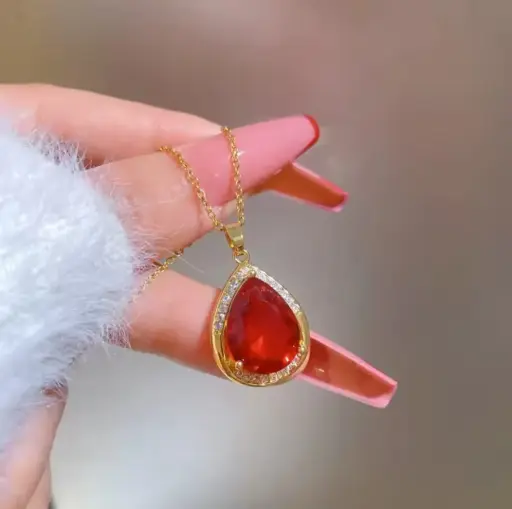 Gold plated Anti Tarnish necklace with pendant