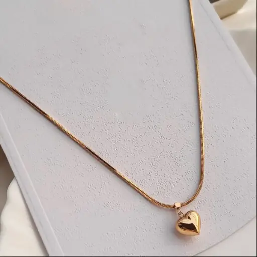 Anti Tarnish Love Pendent Necklace