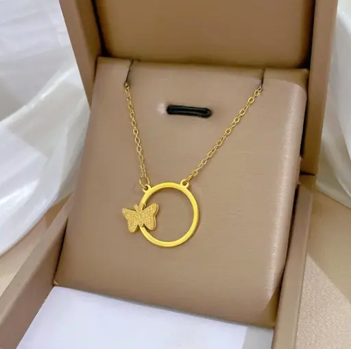 Anti Tarnish Gold Plated Neckless